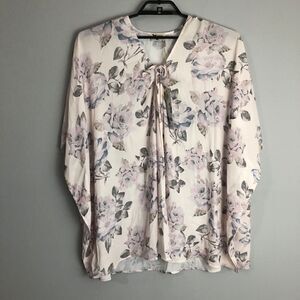 Show Me Your MuMu Peta Lace Up Floral Tunic Top